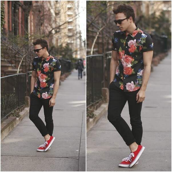 look-masculino-floral