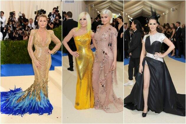 Blake Lively, Donatella Versace e Kylie Jenner, e Celine Dion